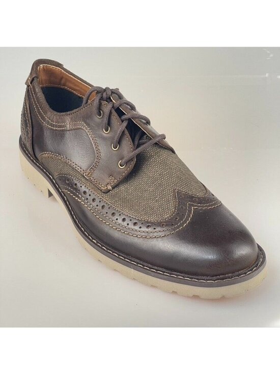 Lucky Brand Mens Brown Leather Wingtip Lace-Up Oxford Shoes Size 9M main image 11